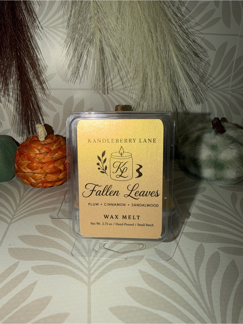 Fallen Leaves Wax Melt - Gold